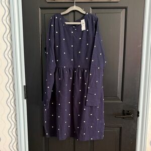 GAP Dark Blue Kids Dress with Star Accents